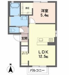 コーポサツキAの物件間取画像